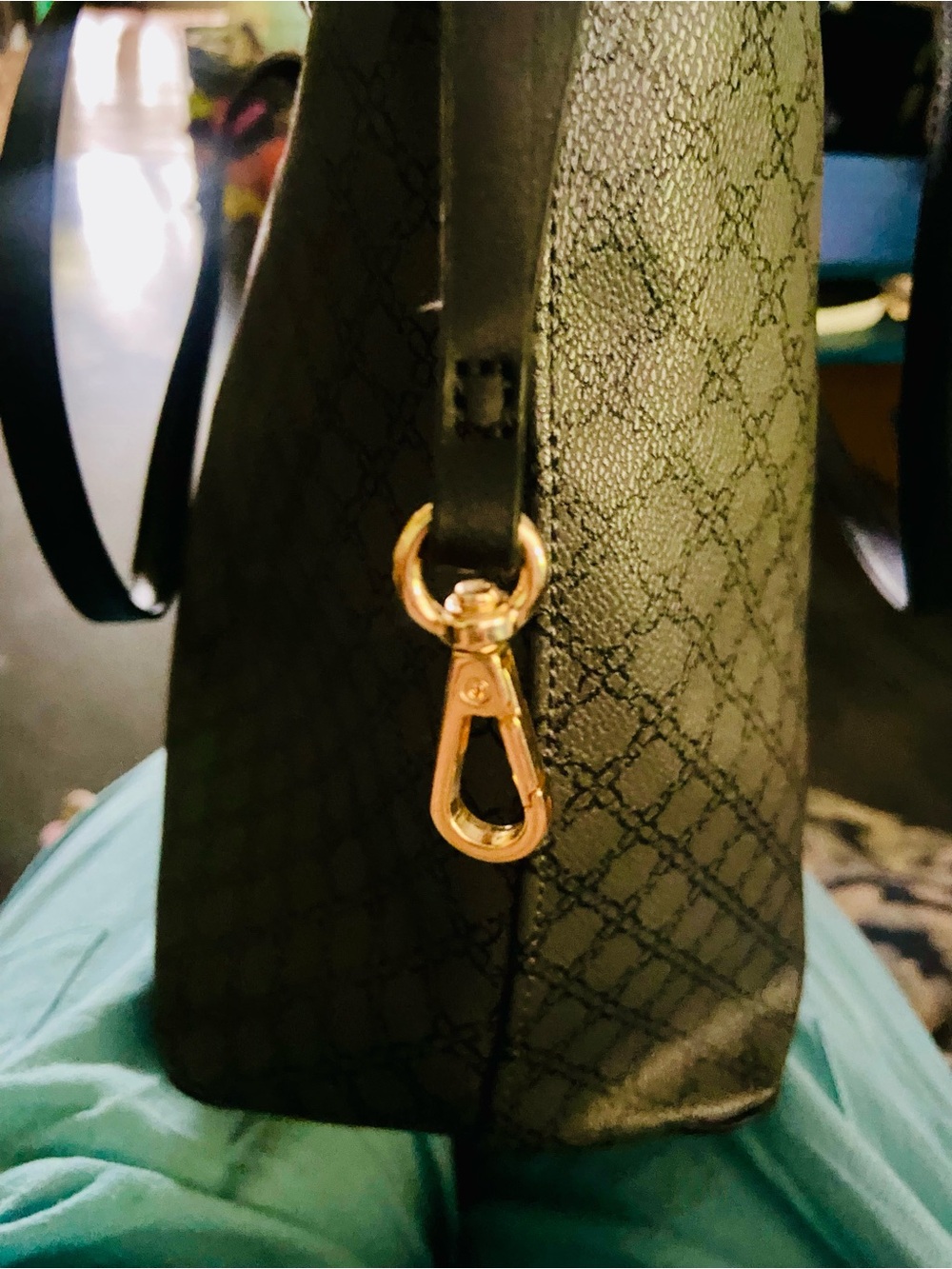 👜🩶🖤Nine West “Lior” Tote Bag w/matching “Lockup Nine” Zip-around Wristlet Wallet - Picture 7 of 15
